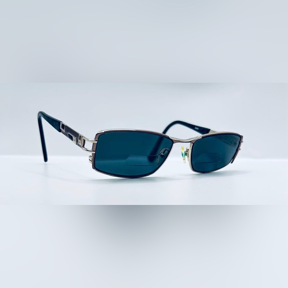 Splendor SP813 Gold Gunmetal Oval Sunglasses Frames Only